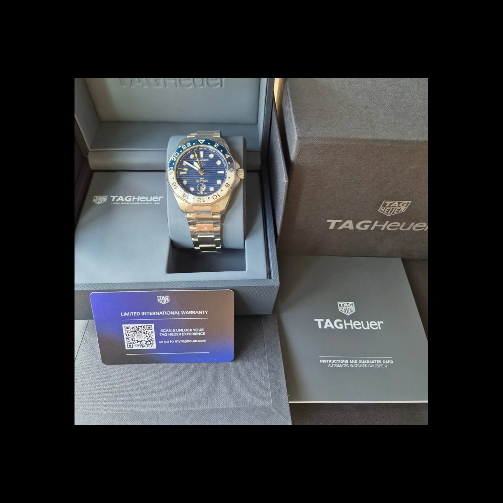 Thumb Aquaracer Professional 300 GMT Stainless Steel / Blue / Bracelet