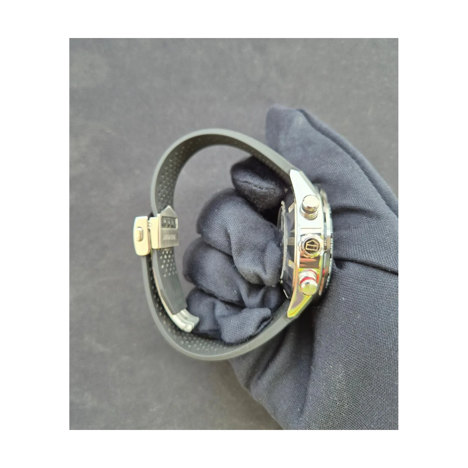 Thumb Carrera Calibre 16 44 Stainless Steel / Black