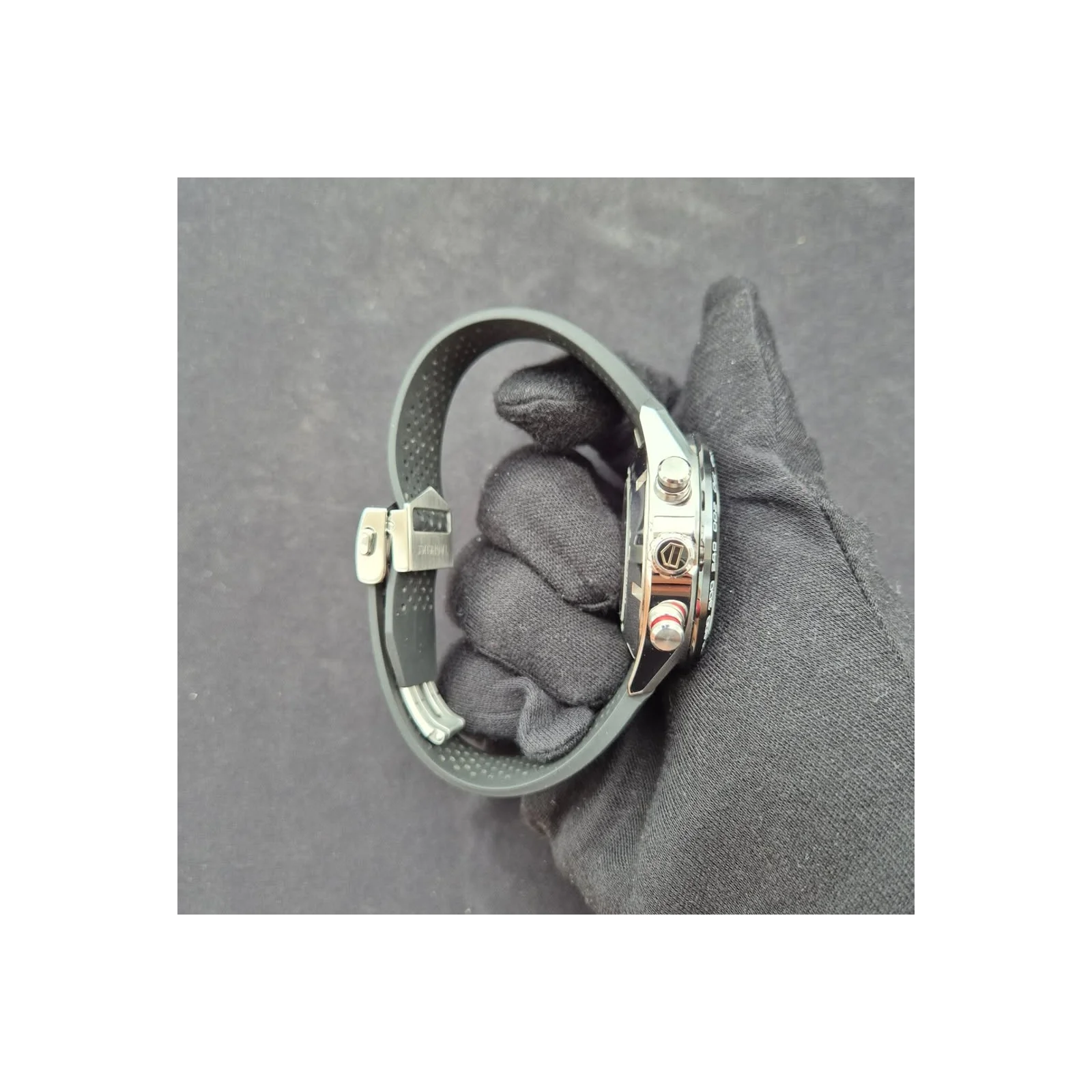 Thumb Carrera Calibre 16 44 Stainless Steel / Black