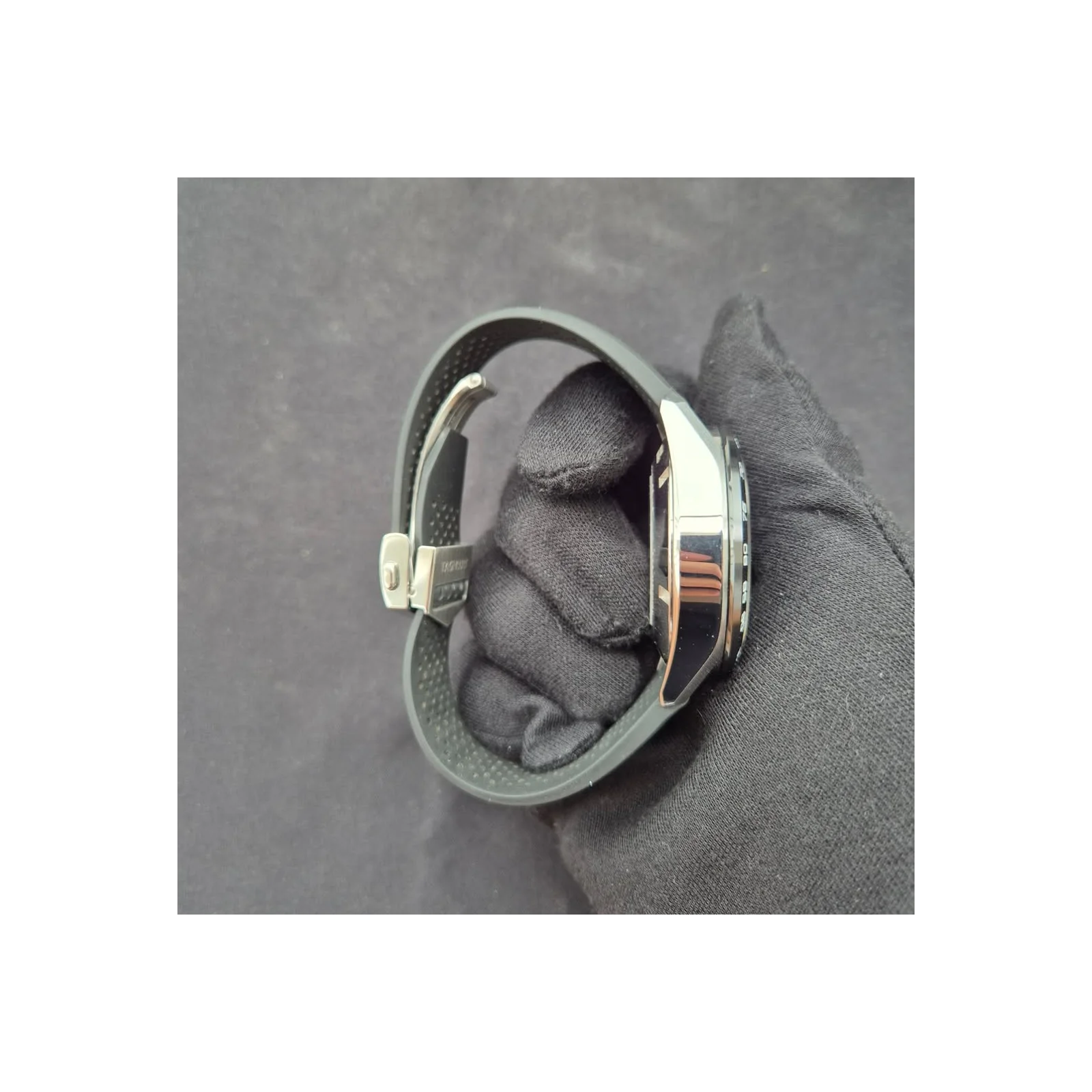 Thumb Carrera Calibre 16 44 Stainless Steel / Black