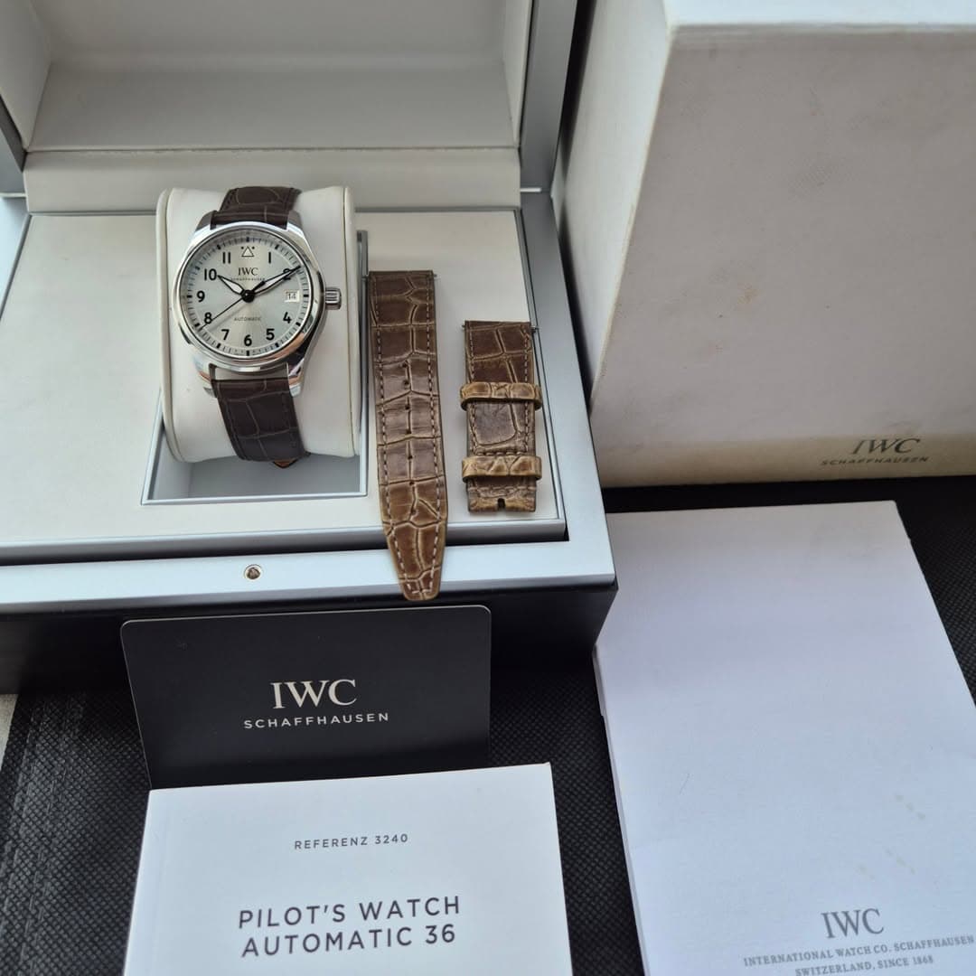 Thumb Pilot's Watch 36 Silver