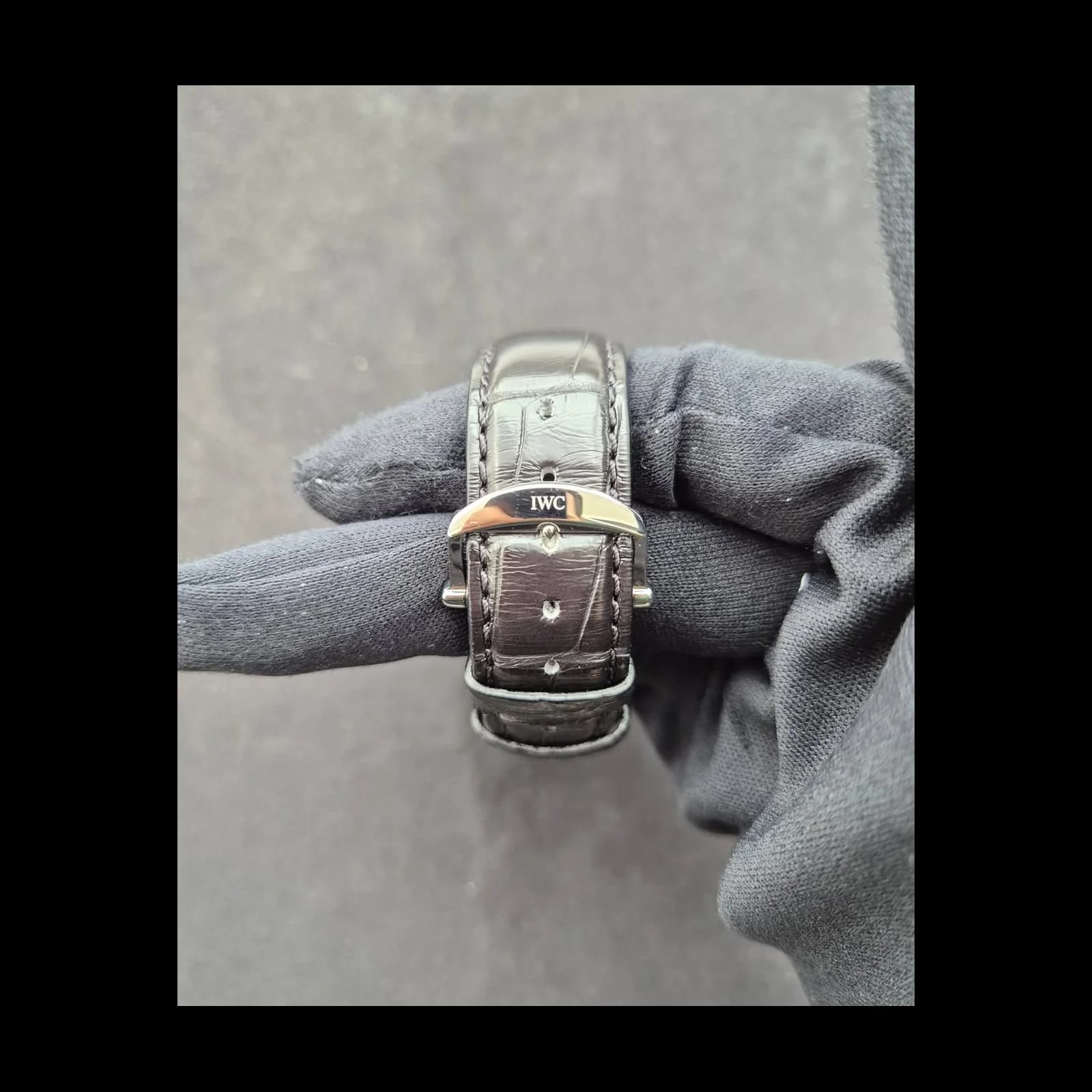 Thumb Portofino Automatic Stainless Steel / Blue / Alligator