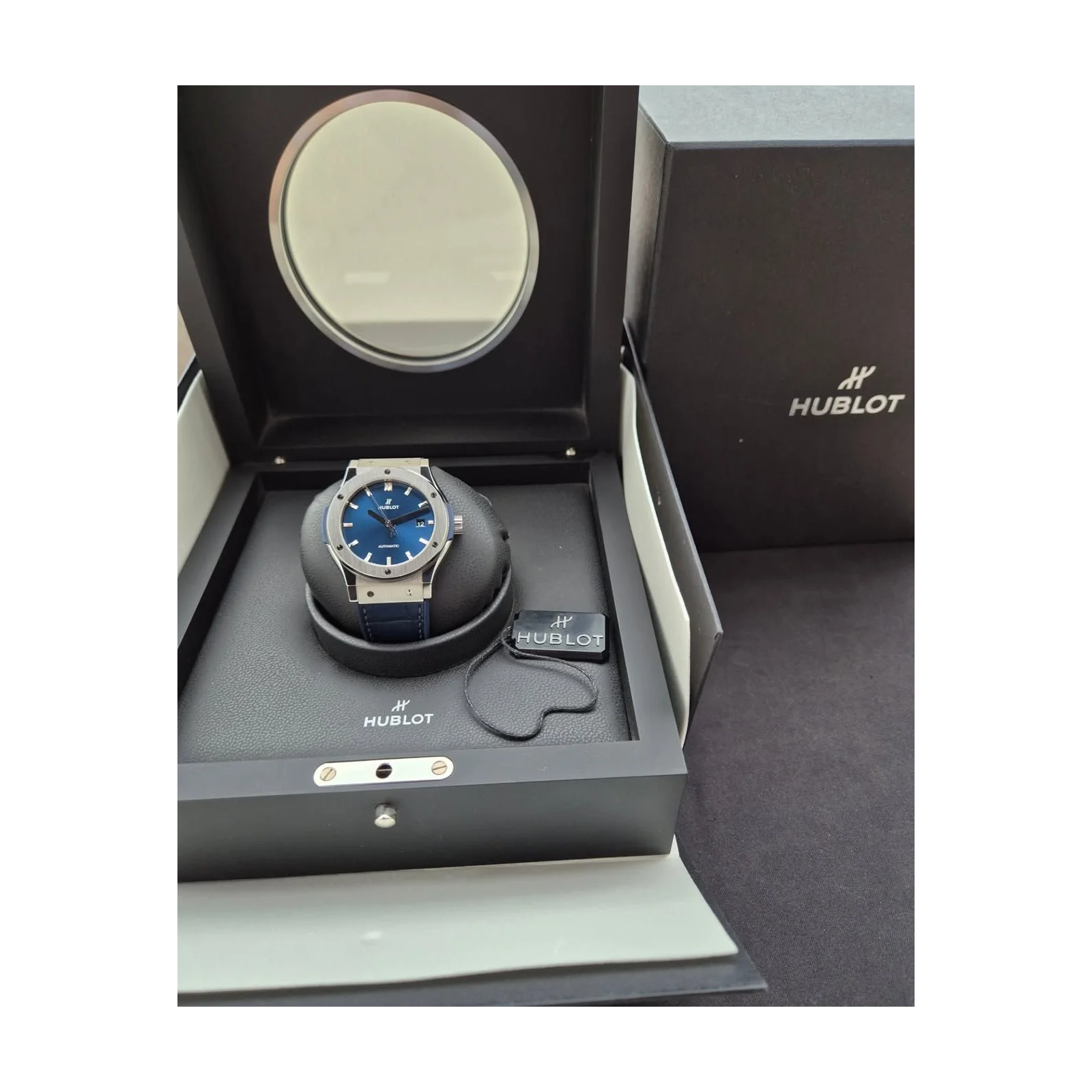 Thumb Classic Fusion 42 Titanium / Blue / Rubber
