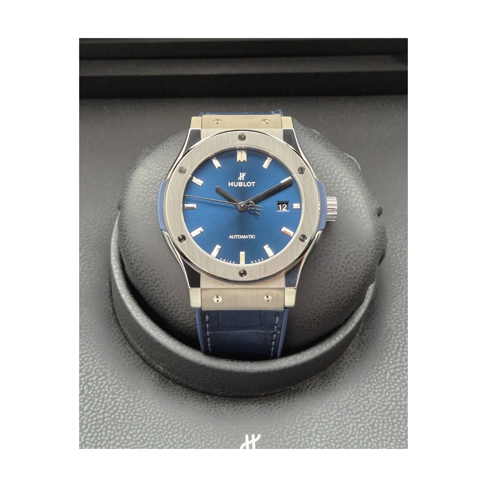 Thumb Classic Fusion 42 Titanium / Blue / Rubber
