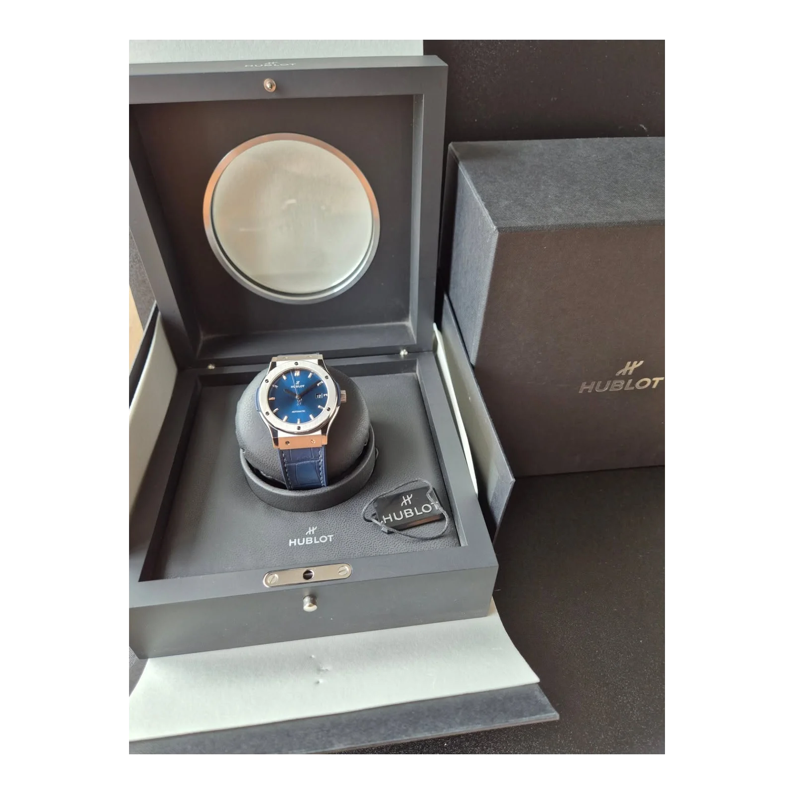 Thumb Classic Fusion 42 Titanium / Blue / Rubber