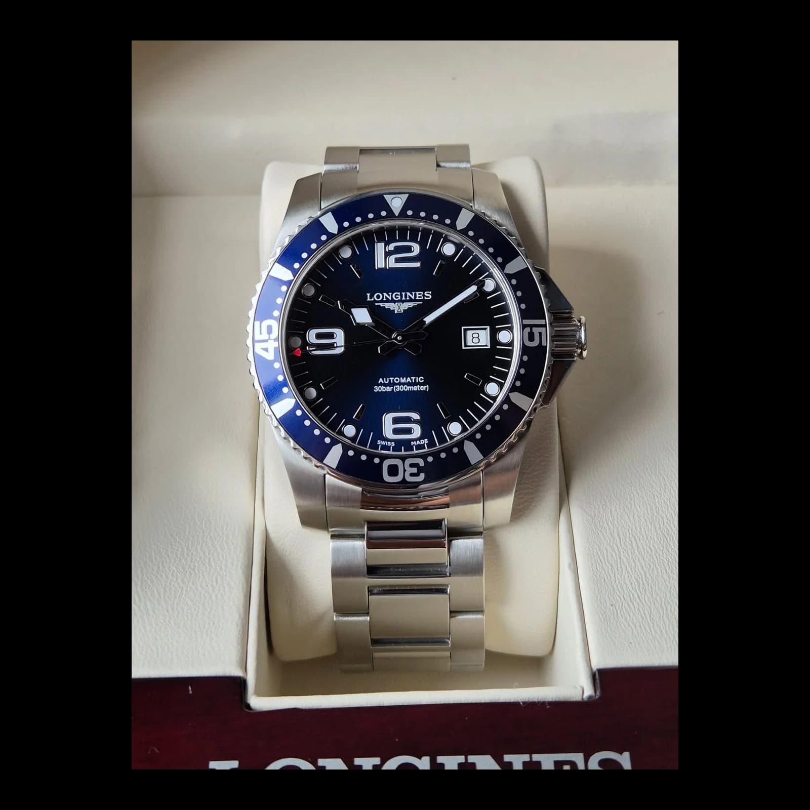 Thumb HydroConquest 41 Automatic Stainless Steel / Blue / Bracelet