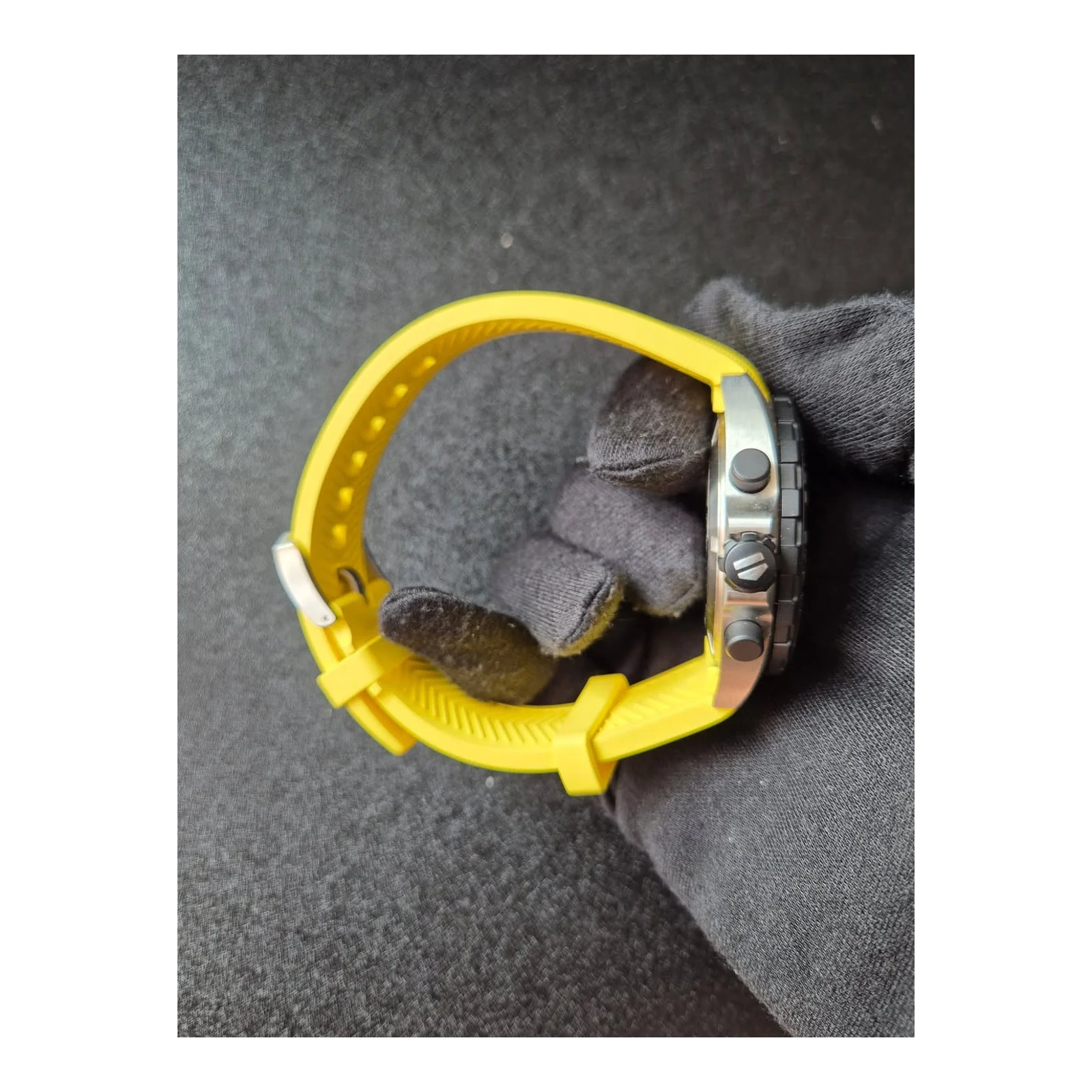 Thumb Formula 1 Quartz Chronograph Stainless Steel / Yellow