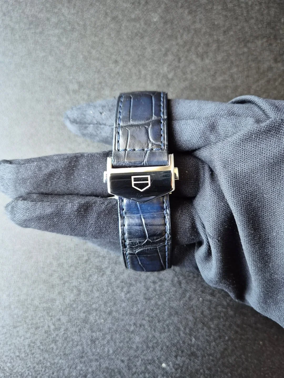 Thumb Carrera Automatic Stainless Steel / Blue
