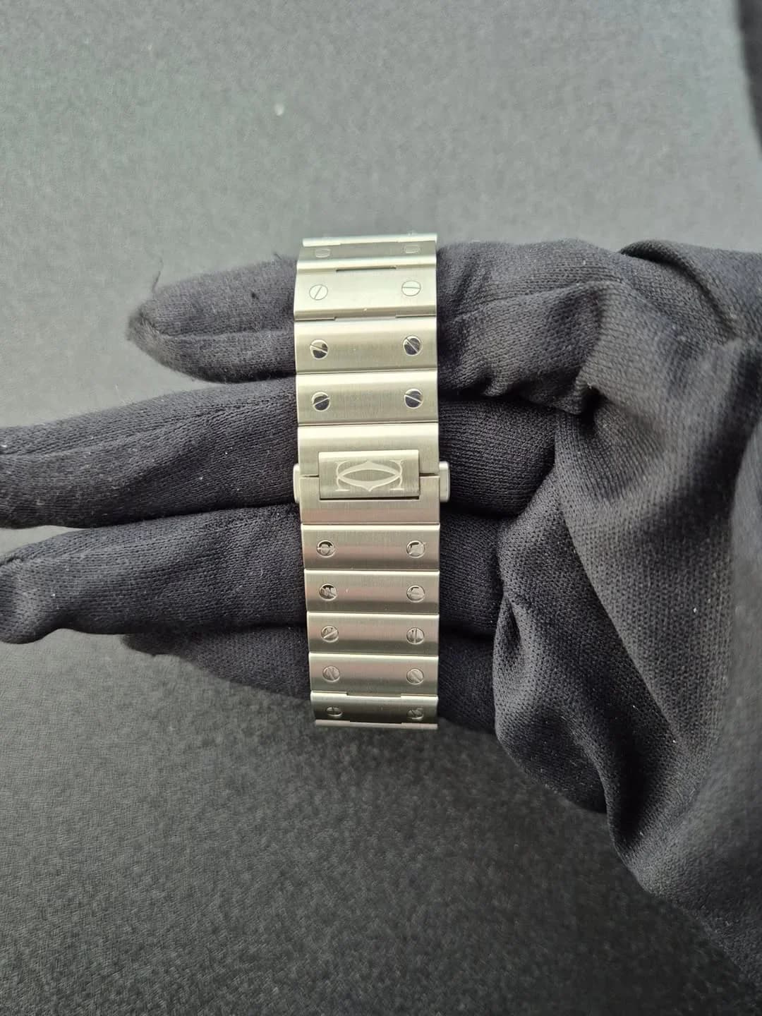 Thumb Santos Large Stainless Steel / White