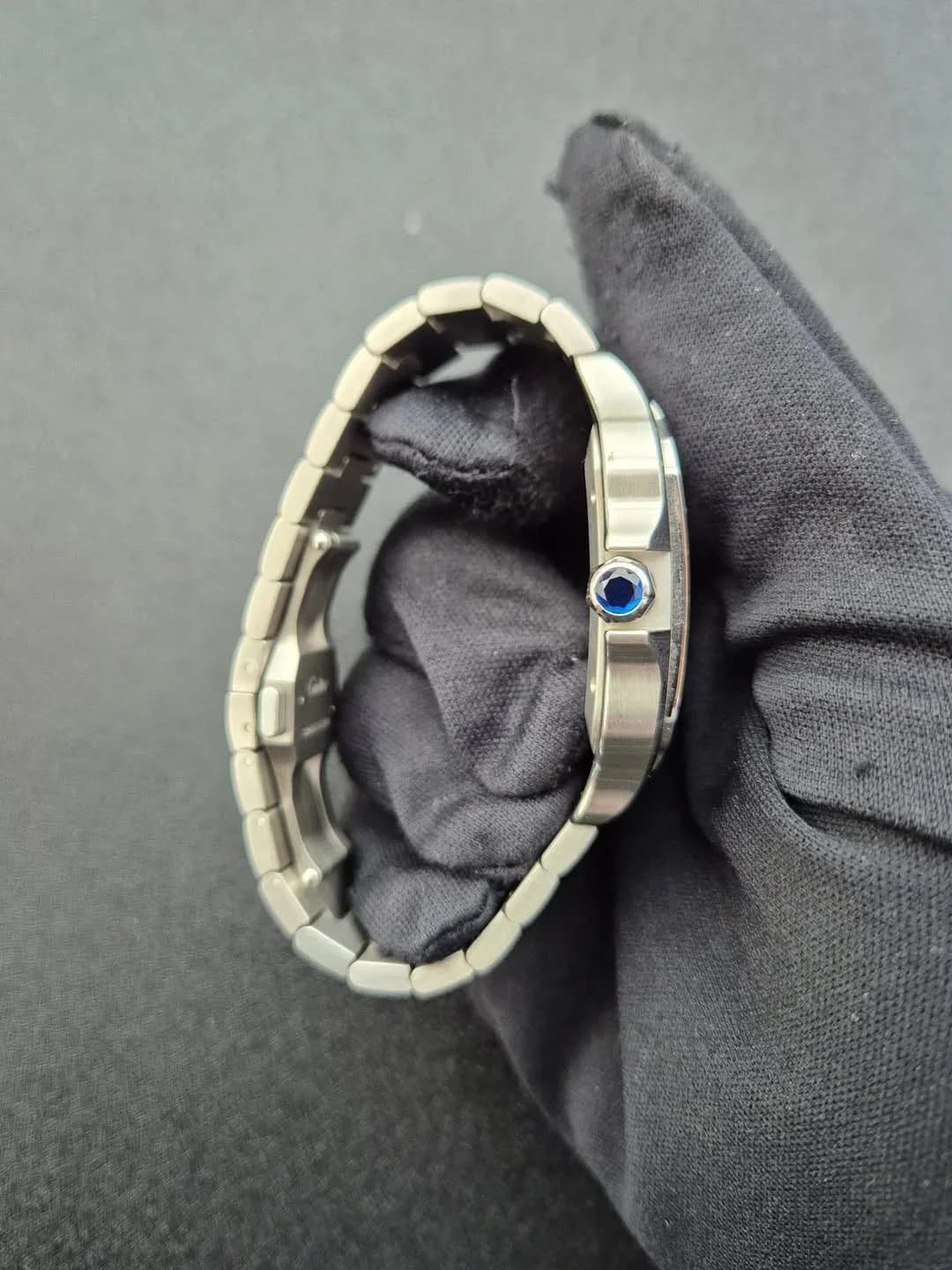 Thumb Santos Large Stainless Steel / White