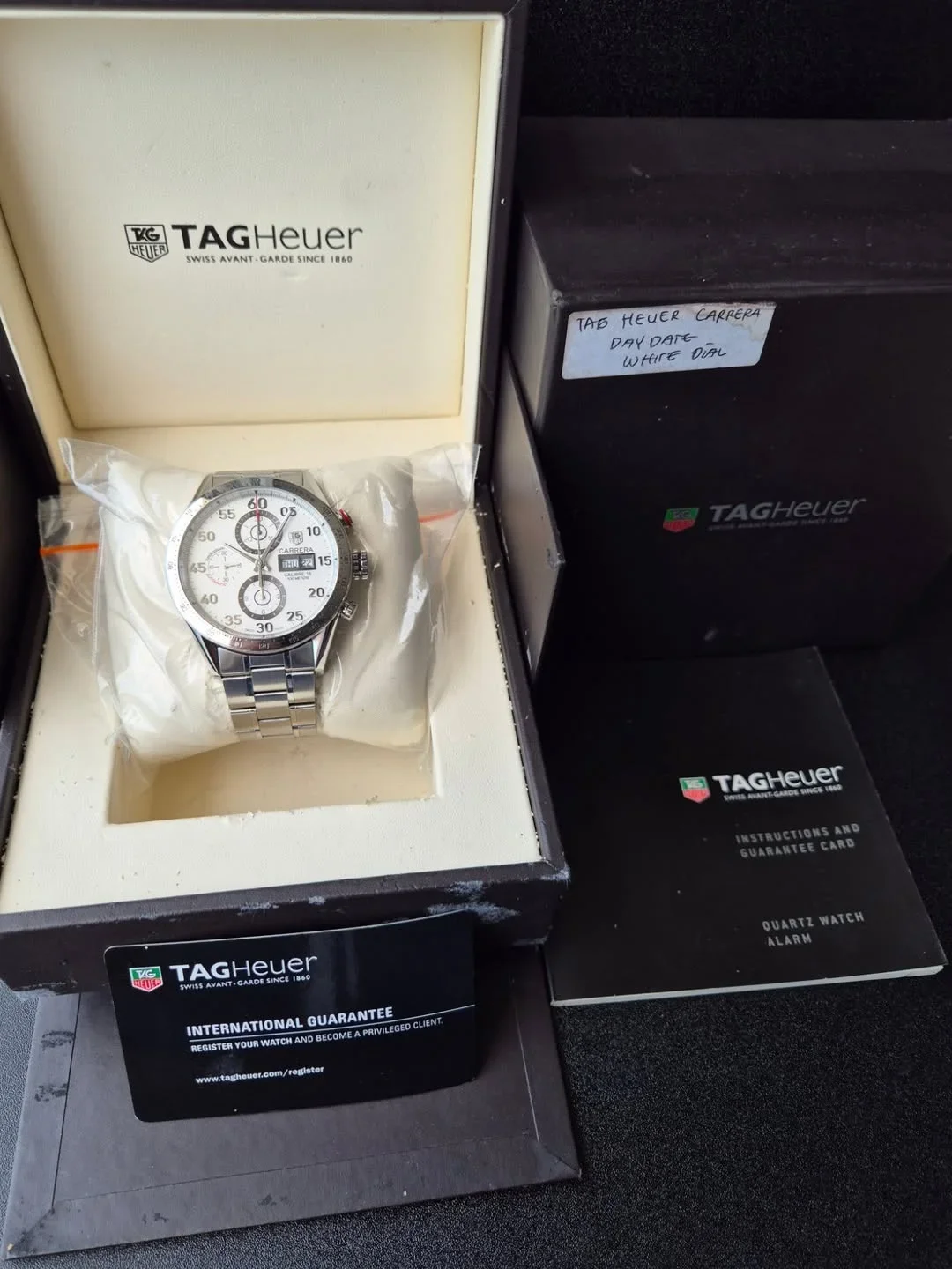 Thumb Carrera Calibre 16 Day Date 43 Stainless Steel / Silver / Bracelet