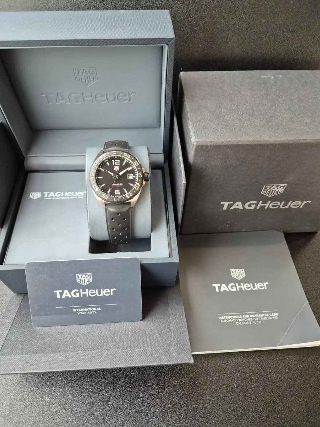 Thumb Formula 1 Quartz 41 Stainless Steel / Black / Rubber