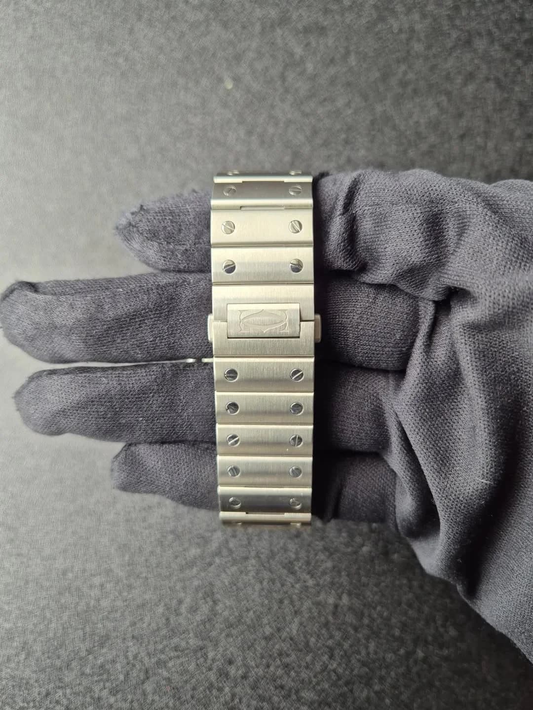Thumb Santos Large Stainless Steel / White