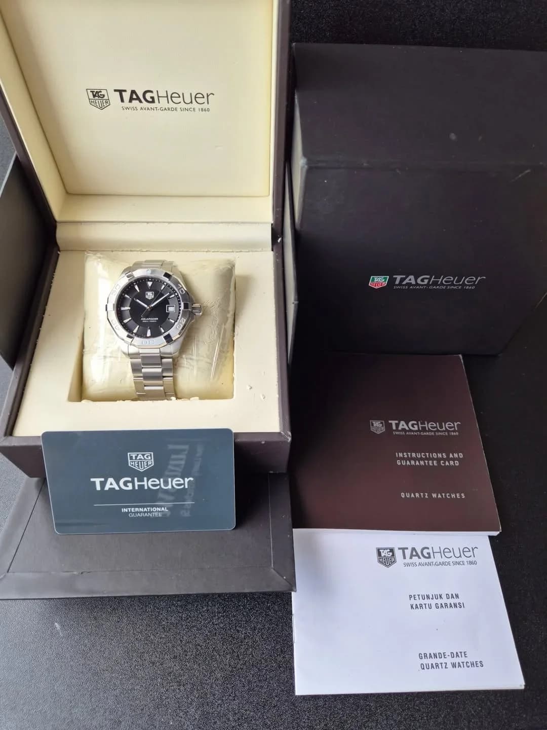 Thumb Aquaracer 300M Quartz 40.5 Stainless Steel / Black / Bracelet