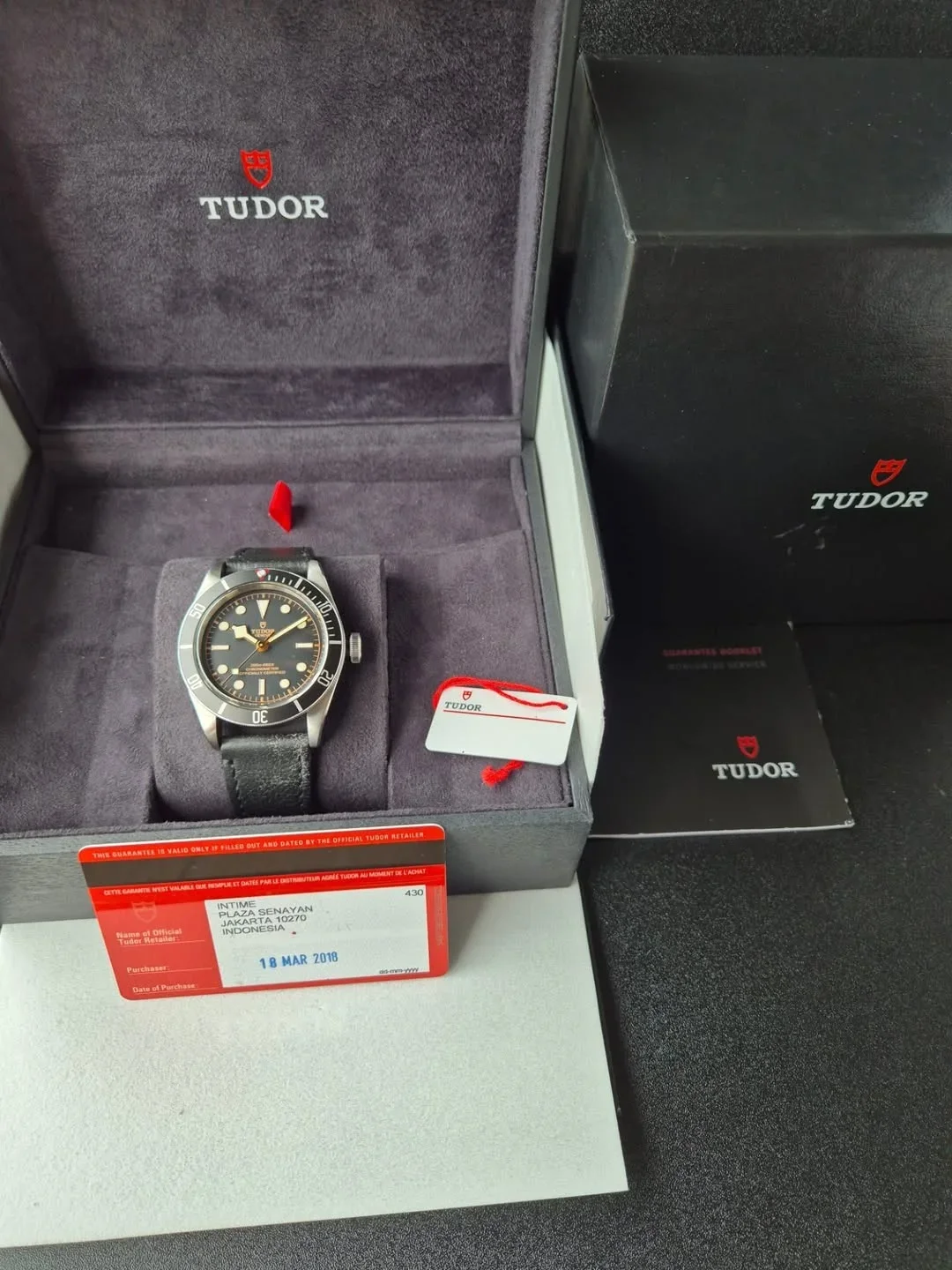 Thumb Heritage Black Bay Black Manufacture / Strap