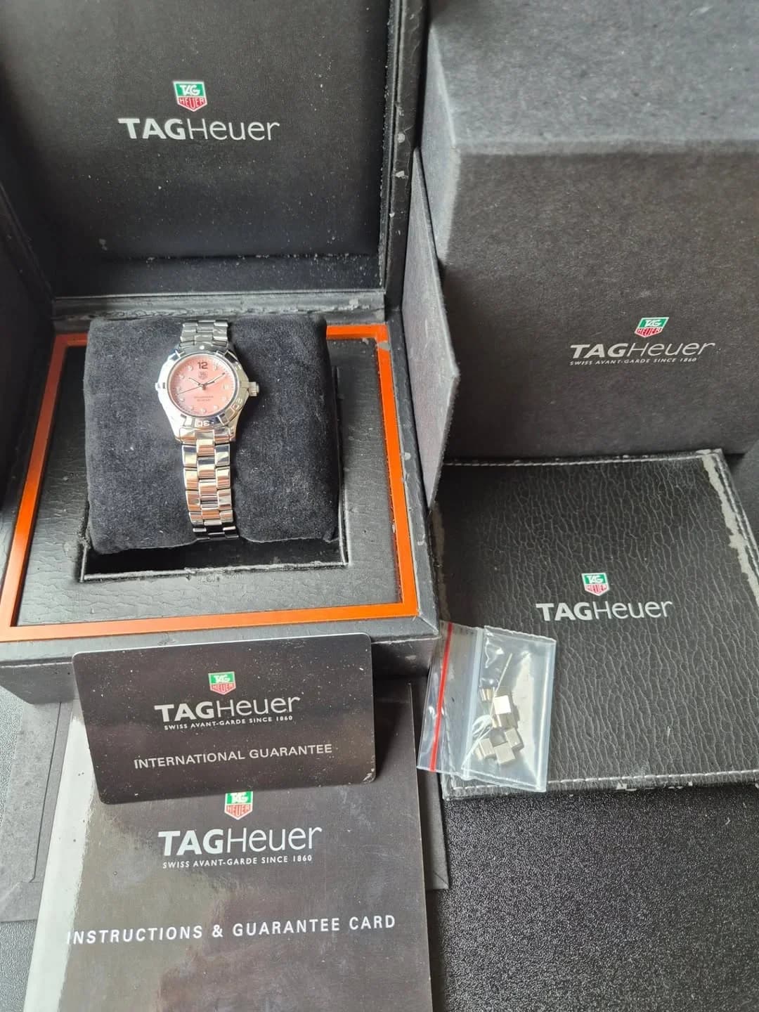 Thumb Aquaracer 300M Quartz 27 Stainless Steel / Pink MOP - Diamond / Bracelet