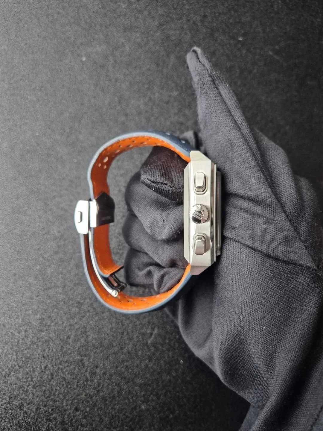 Thumb Monaco Calibre Heuer 02 Stainless Steel / Gulf