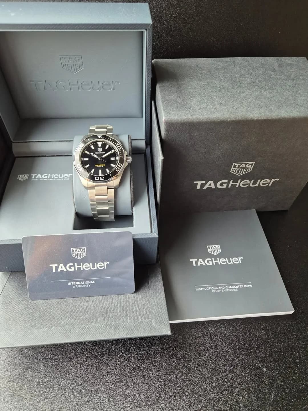Thumb Aquaracer 300M Quartz 43 Stainless Steel / Black / Bracelet
