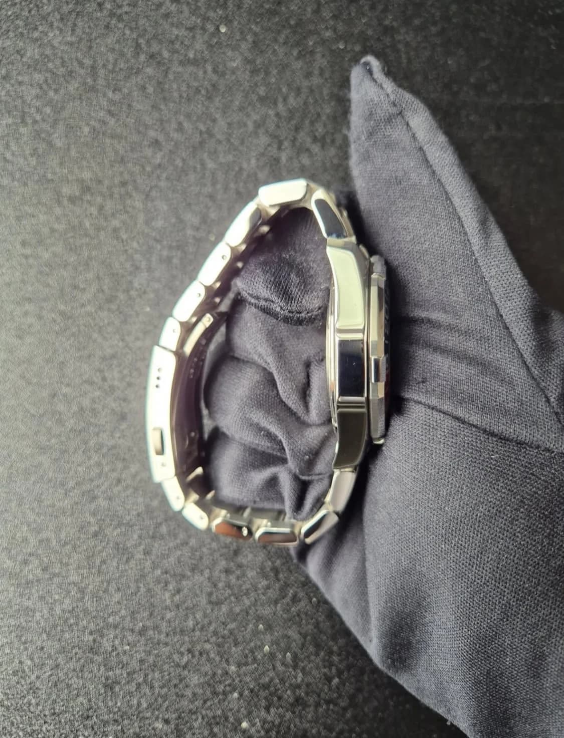 Thumb Aquaracer 300M Calibre 7 GMT Stainless Steel / Black / Bracelet