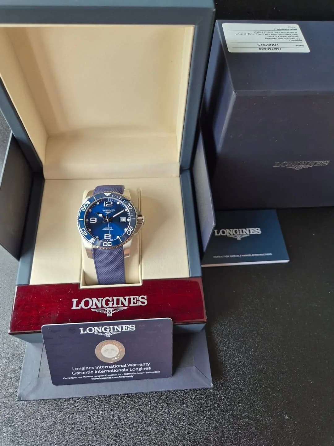 Thumb HydroConquest 41 Automatic Stainless Steel / Ceramic / Blue / Rubber
