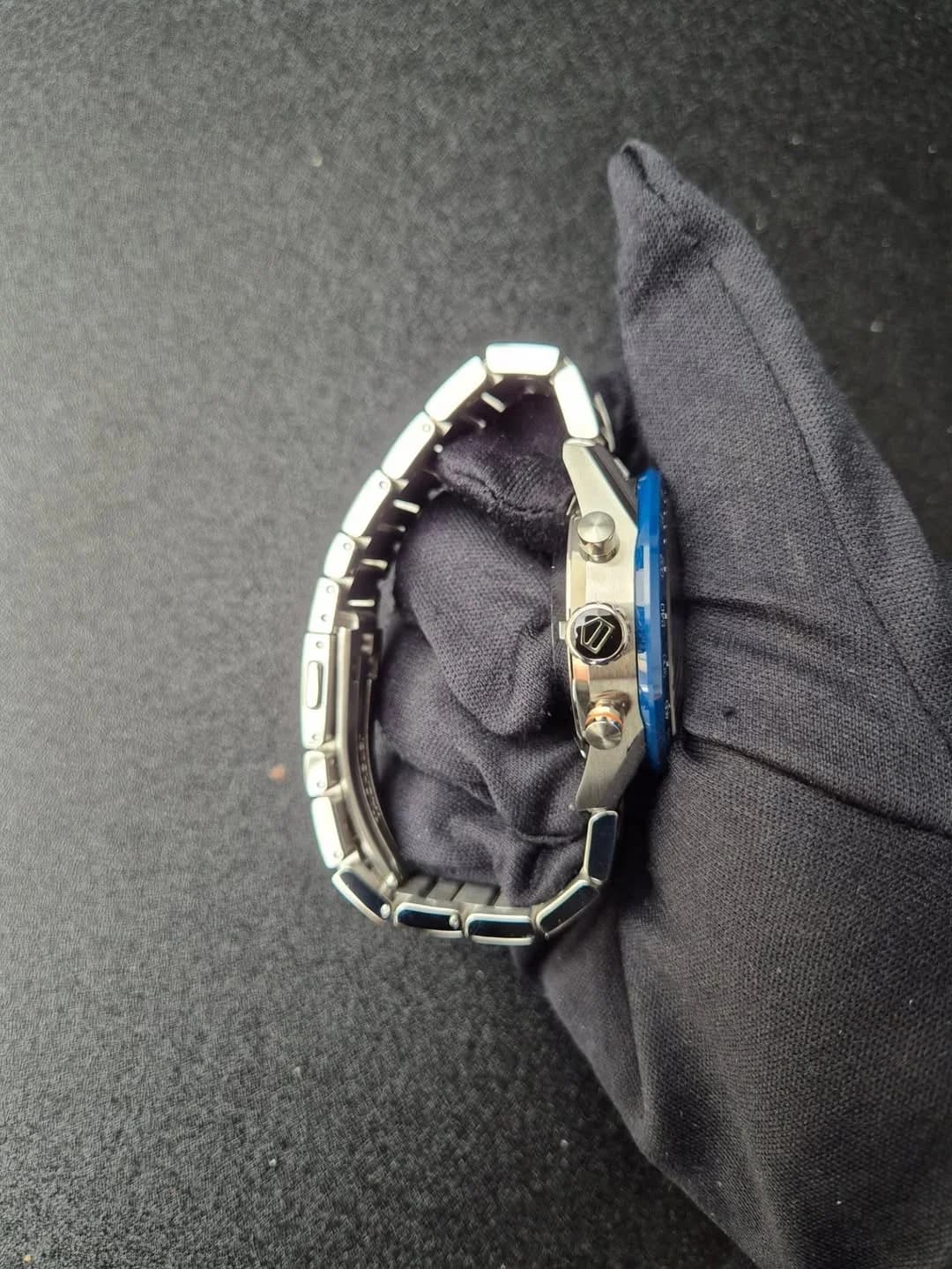 Thumb Carrera Calibre 16 41 Stainless Steel / Blue / Bracelet