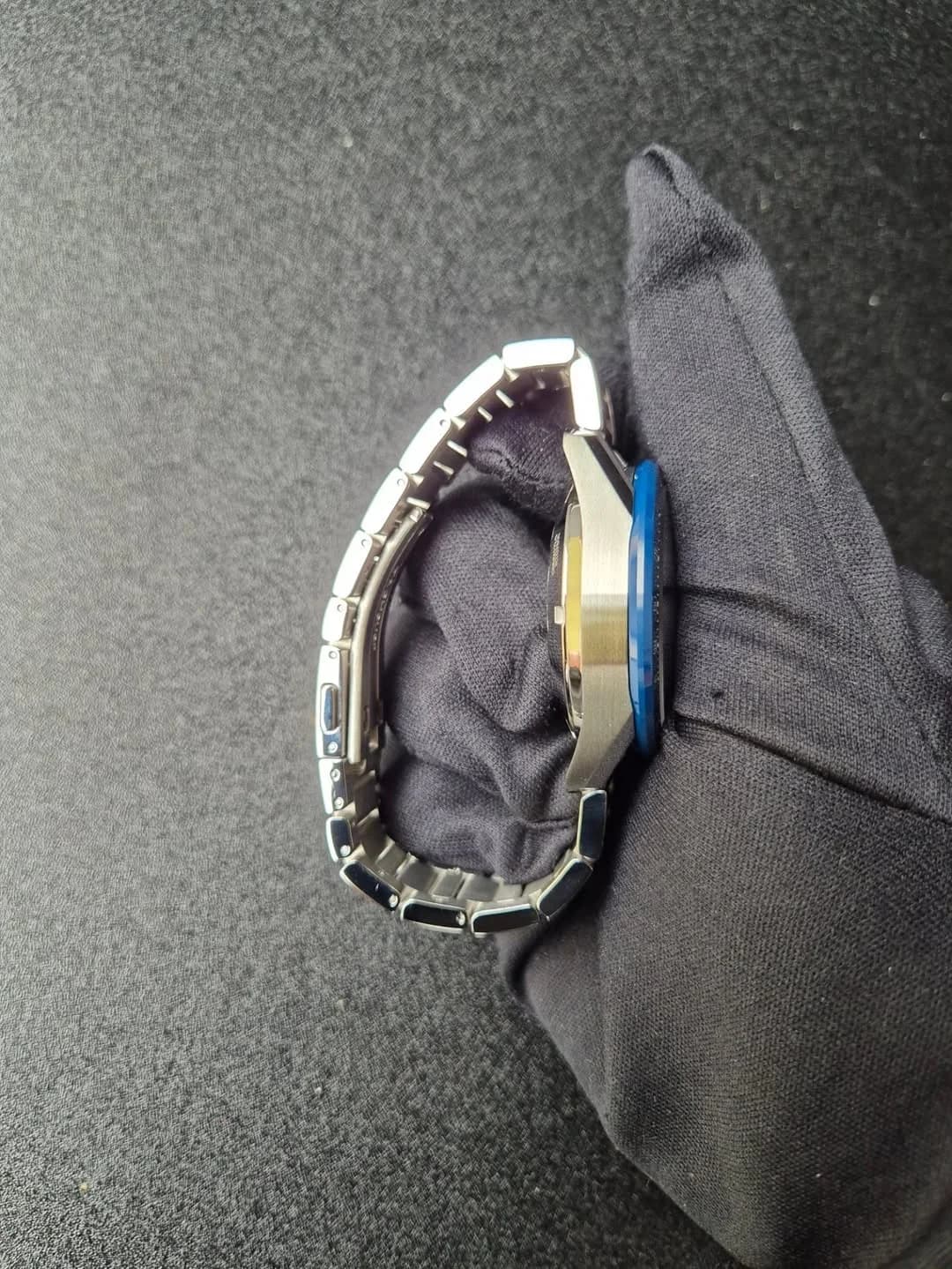 Thumb Carrera Calibre 16 41 Stainless Steel / Blue / Bracelet