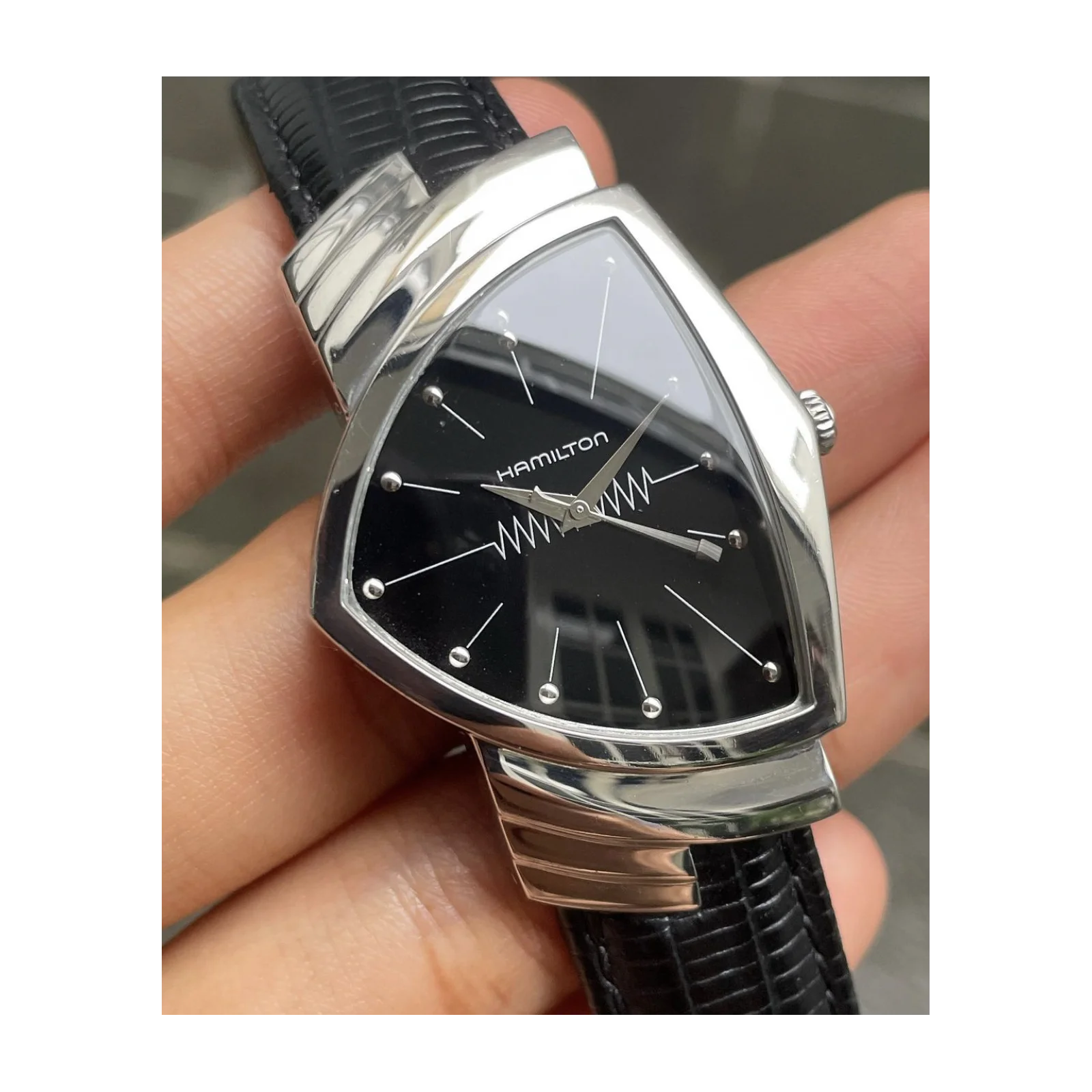 Thumb Ventura Gents Stainless Steel / Black