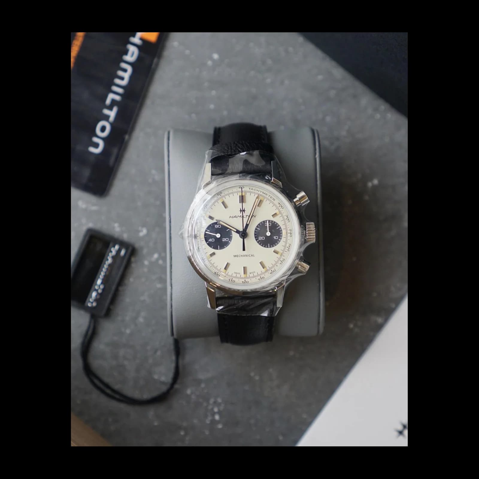 Thumb Intra-Matic Chronograph H Stainless Steel / White