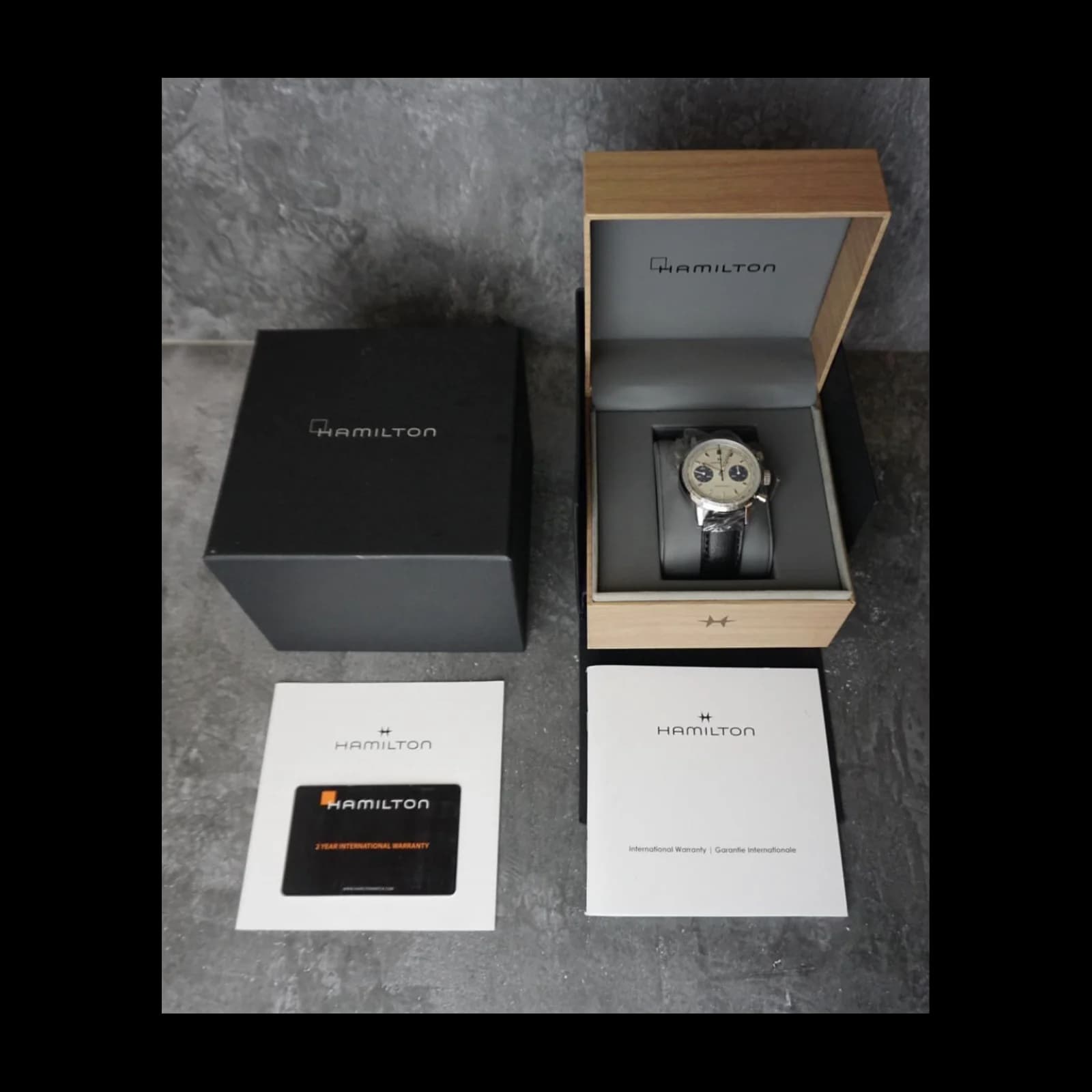 Thumb Intra-Matic Chronograph H Stainless Steel / White