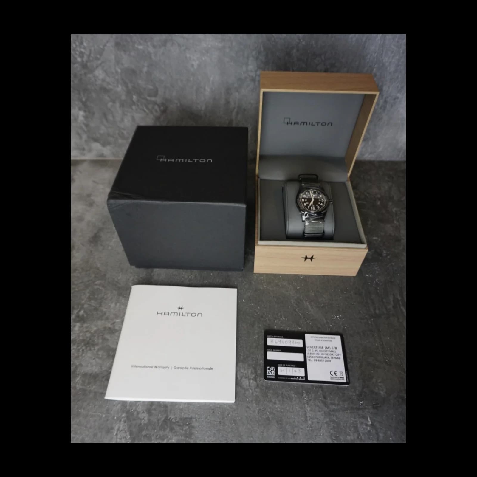 Thumb Khaki Field Mechanical 38 PVD / Black