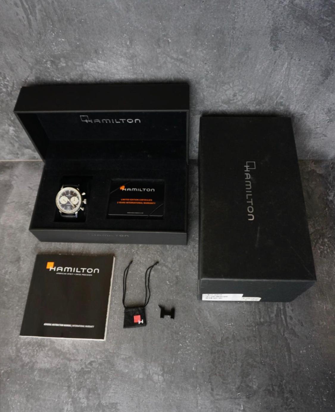Thumb Intra-Matic 68 Auto Chrono Stainless Steel / Black / Strap