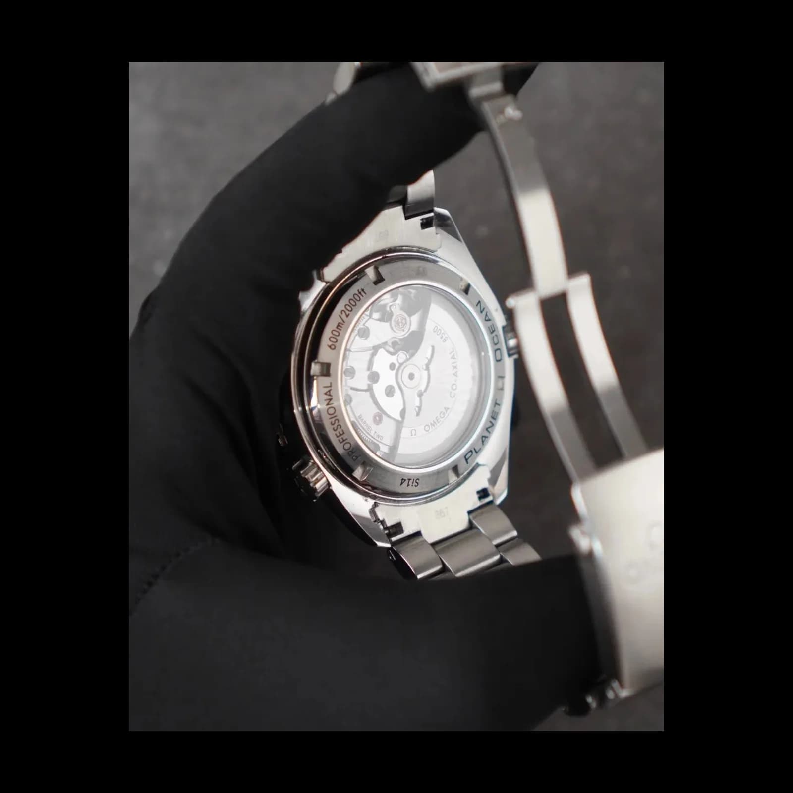 Thumb Seamaster Planet Ocean 600M Co-Axial 45.5 Stainless Steel / Orange Numerals / Bracelet