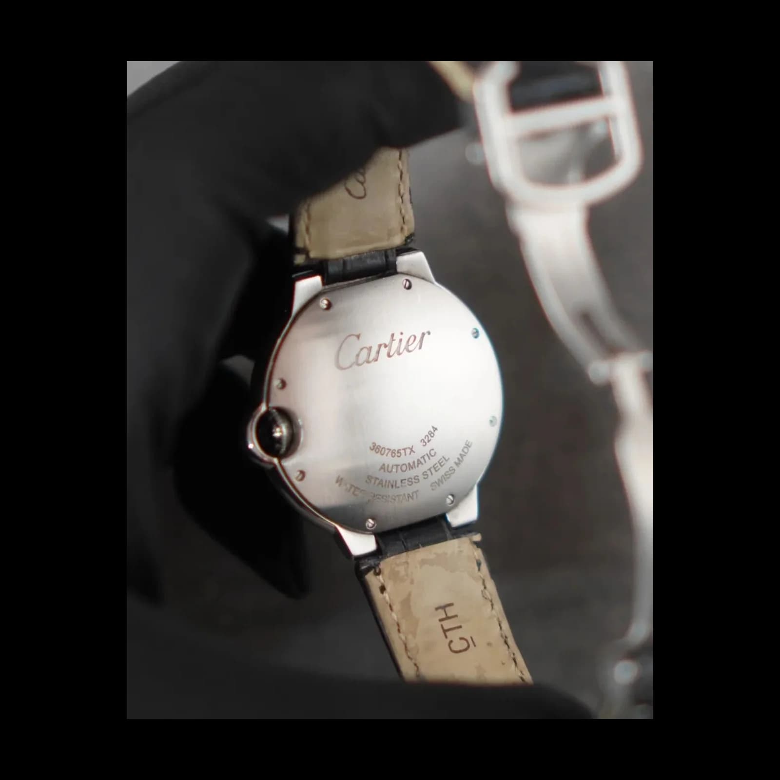 Thumb Ballon Blue de Cartier 36 Automatic Stainless Steel / Silver