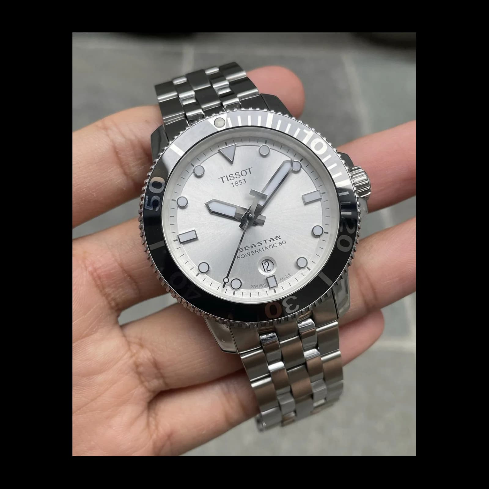 Thumb Seastar 1000 Powermatic 80 43 Stainless Steel / Silver / Bracelet