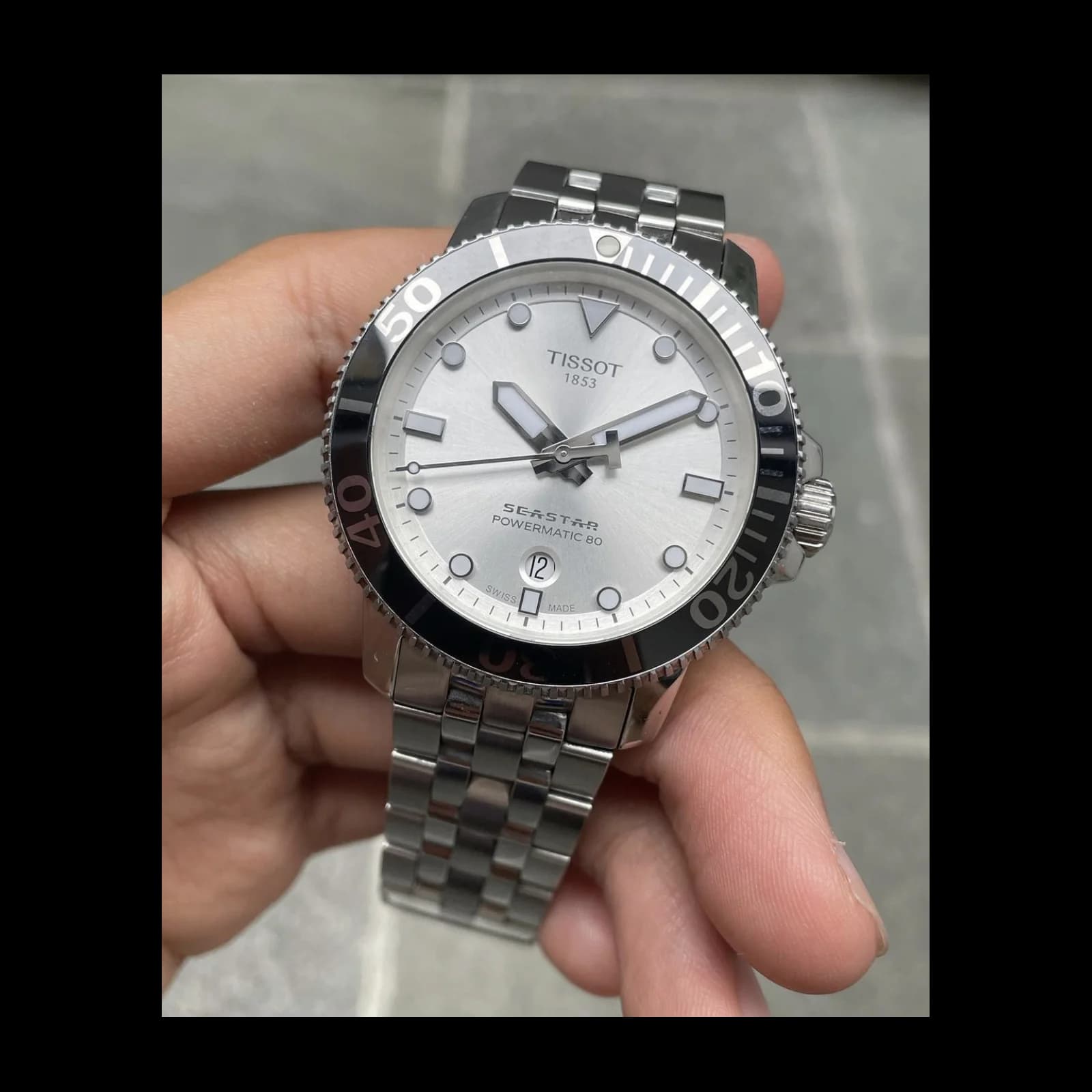 Thumb Seastar 1000 Powermatic 80 43 Stainless Steel / Silver / Bracelet