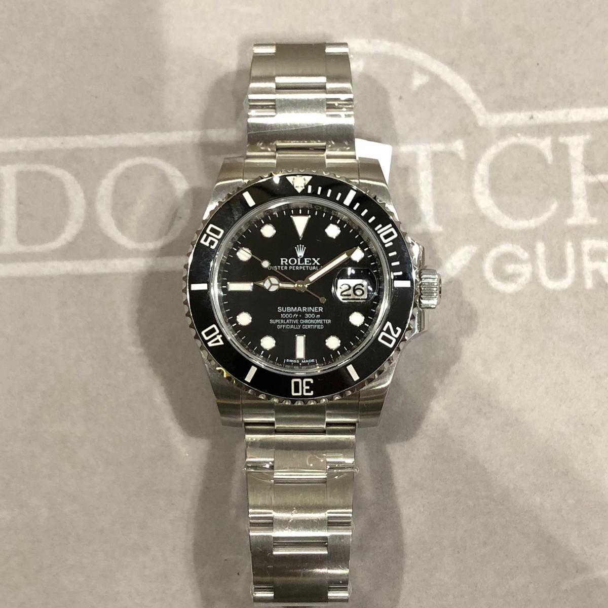 Thumb Submariner Date Stainless Steel / Black / Cerachom