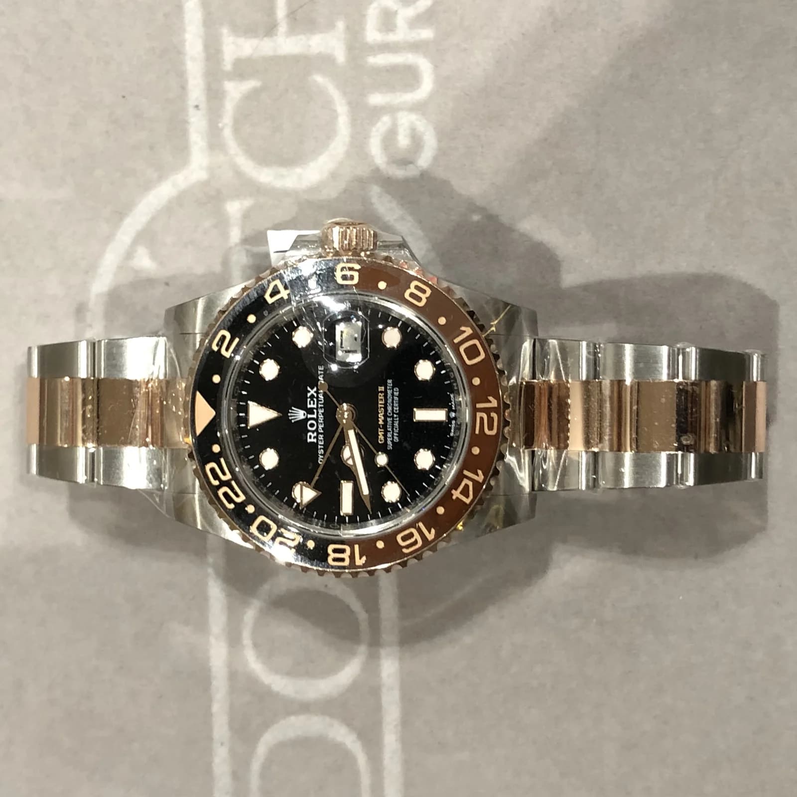 Thumb GMT-Master II Stainless Steel / Everose / CHNR / Oyster