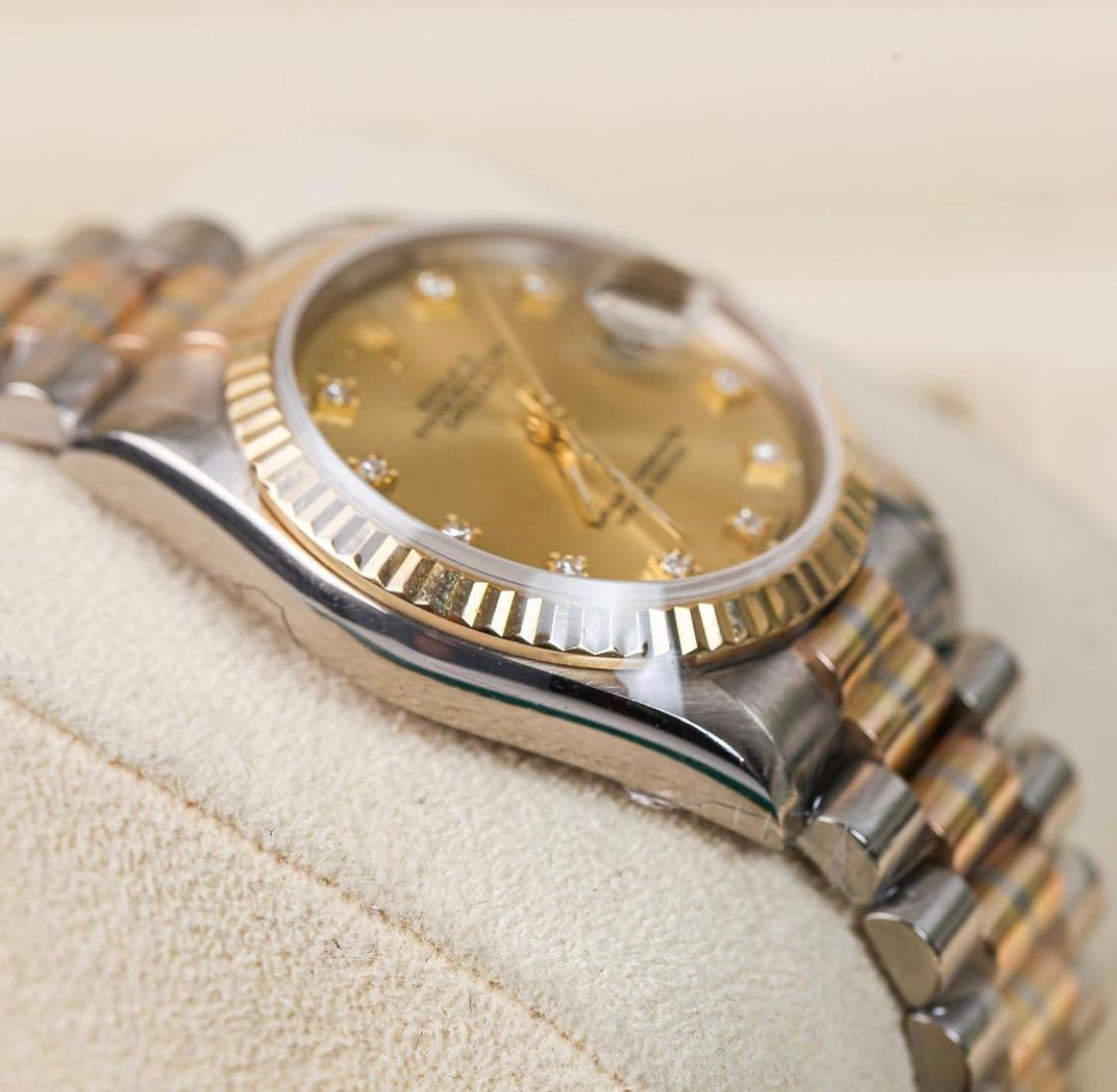 Thumb Datejust 31 Yellow gold / Tridor / Champagne Diamond