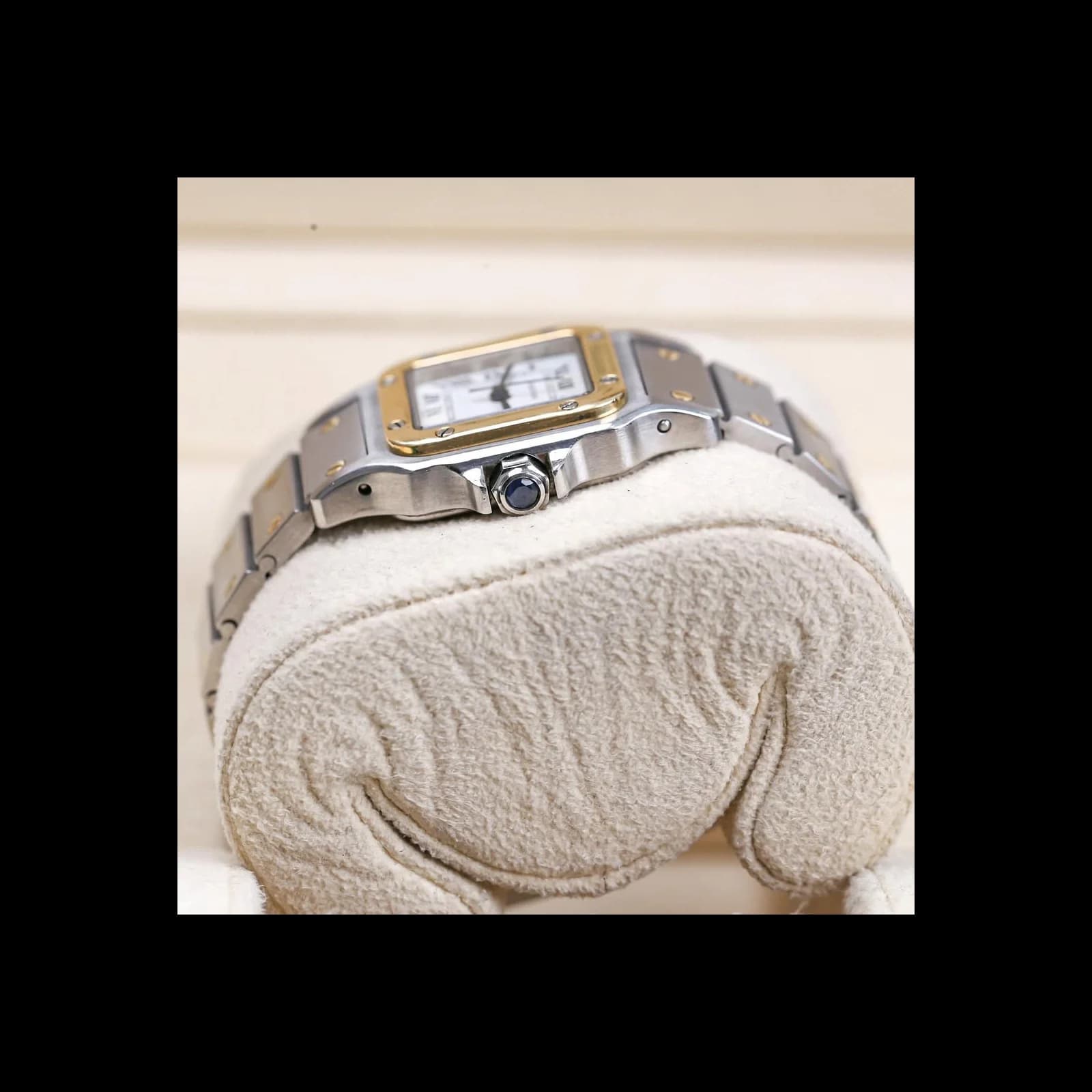 Thumb Santos Galbee Two Tone Yellow Gold White Dial