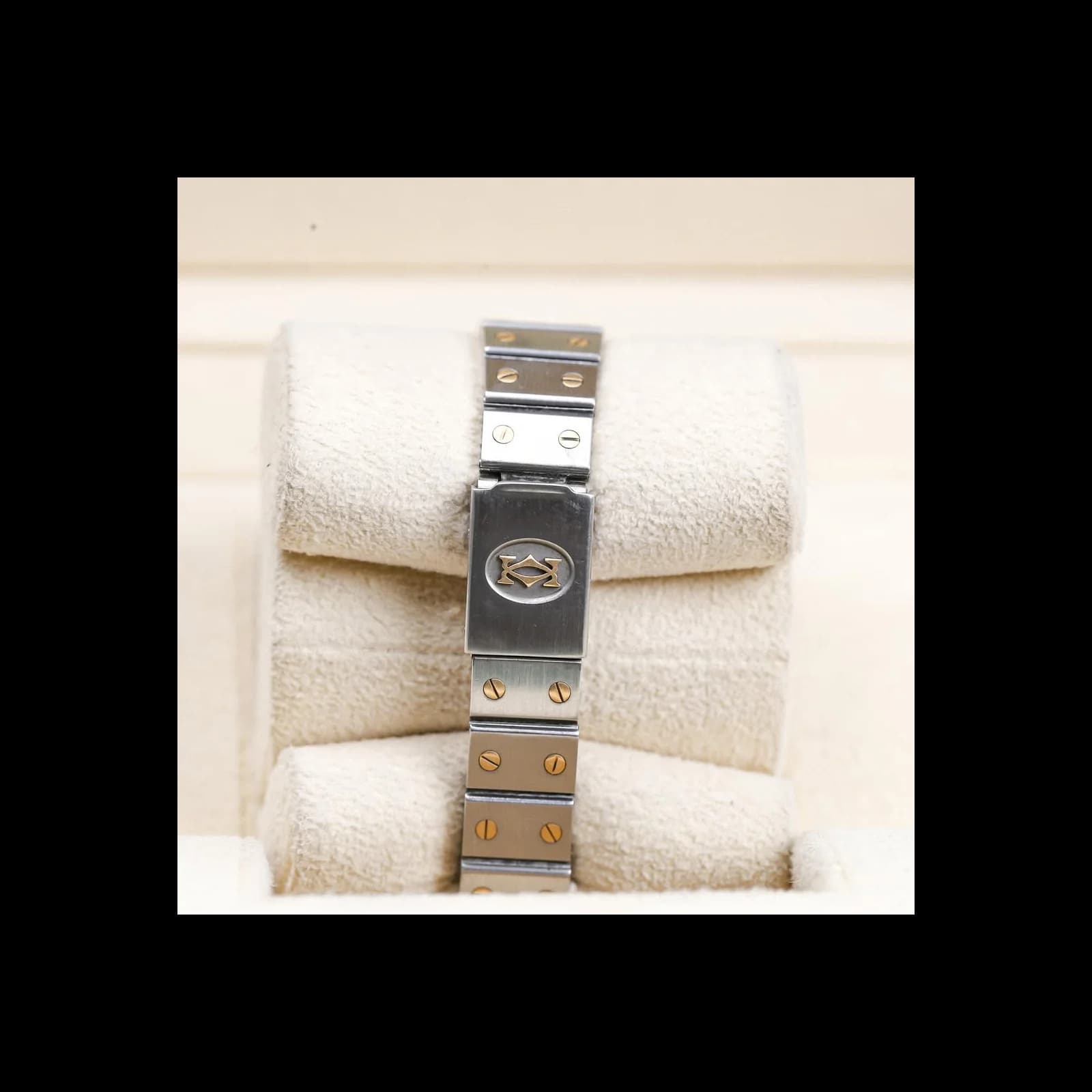 Thumb Santos Galbee Two Tone Yellow Gold White Dial