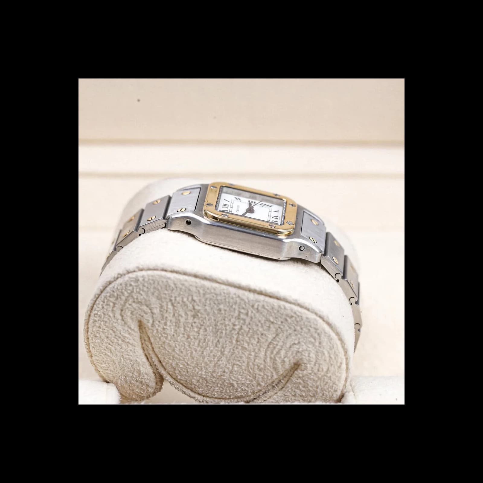 Thumb Santos Galbee Two Tone Yellow Gold White Dial