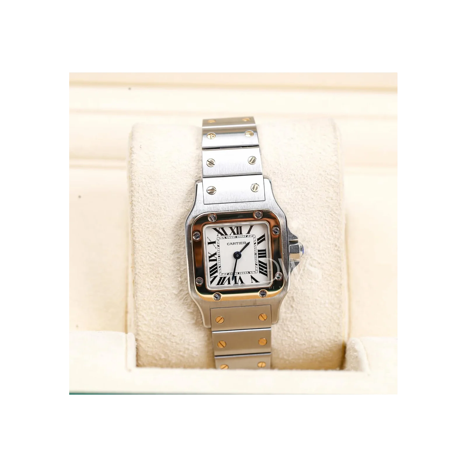 Thumb Santos Galbee Two Tone Yellow Gold White Dial