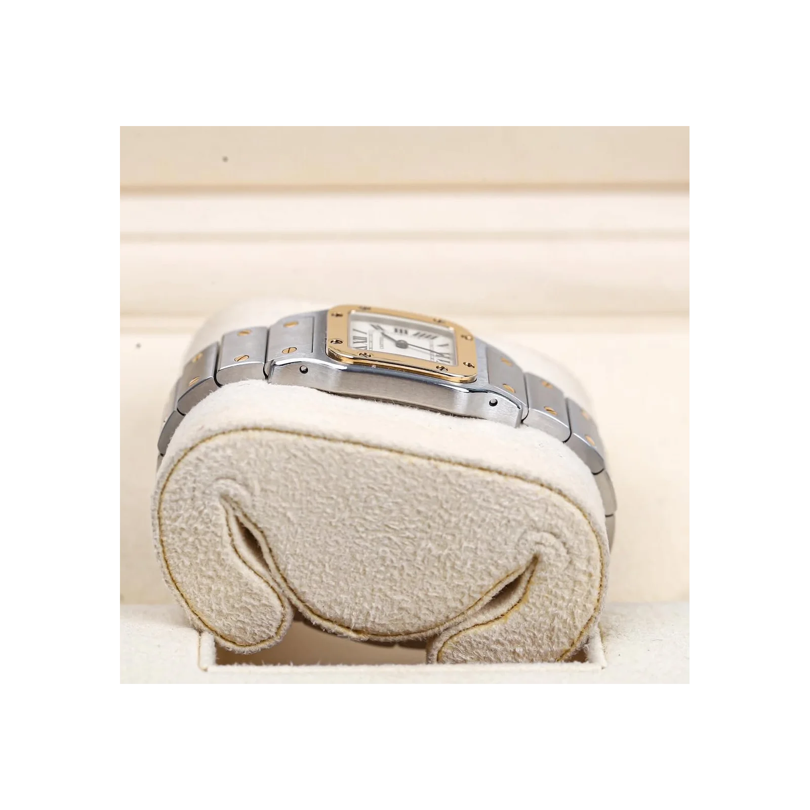 Thumb Santos Galbee Two Tone Yellow Gold White Dial