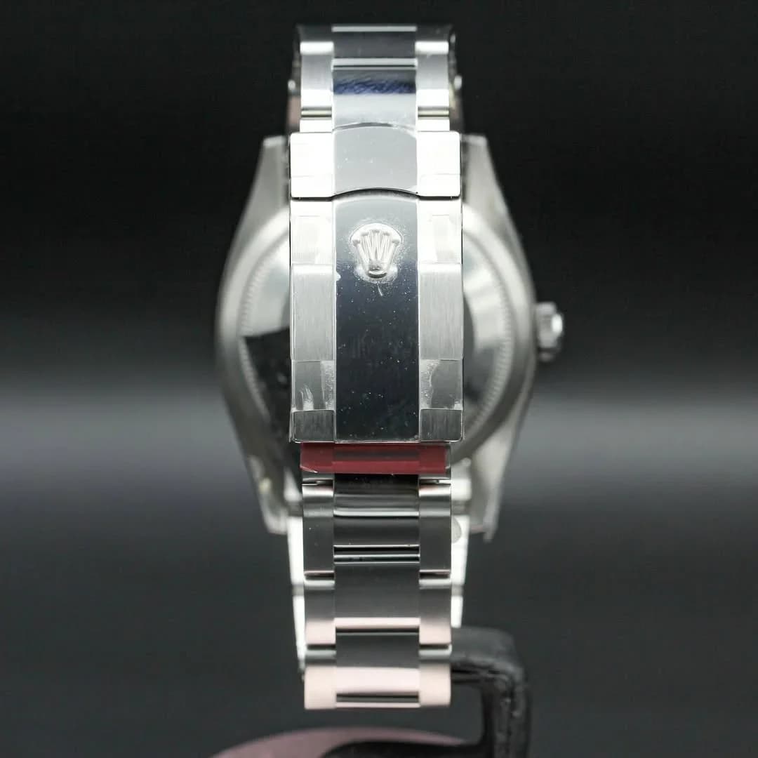 Thumb Datejust 36 Stainless Steel / Fluted / Black-Diamond / Oyster