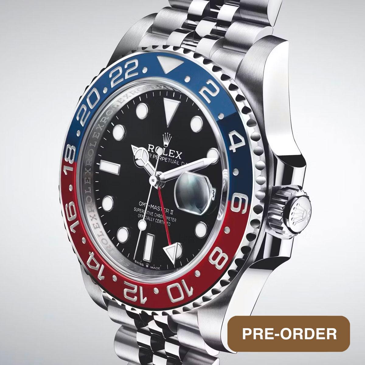 Thumb GMT-Master II Stainless Steel / BLRO / Jubilee