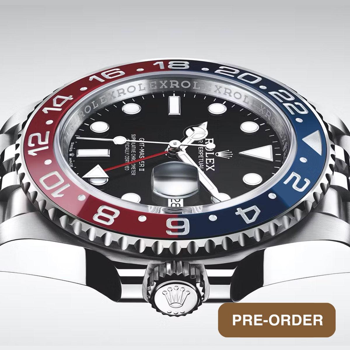 Thumb GMT-Master II Stainless Steel / BLRO / Jubilee