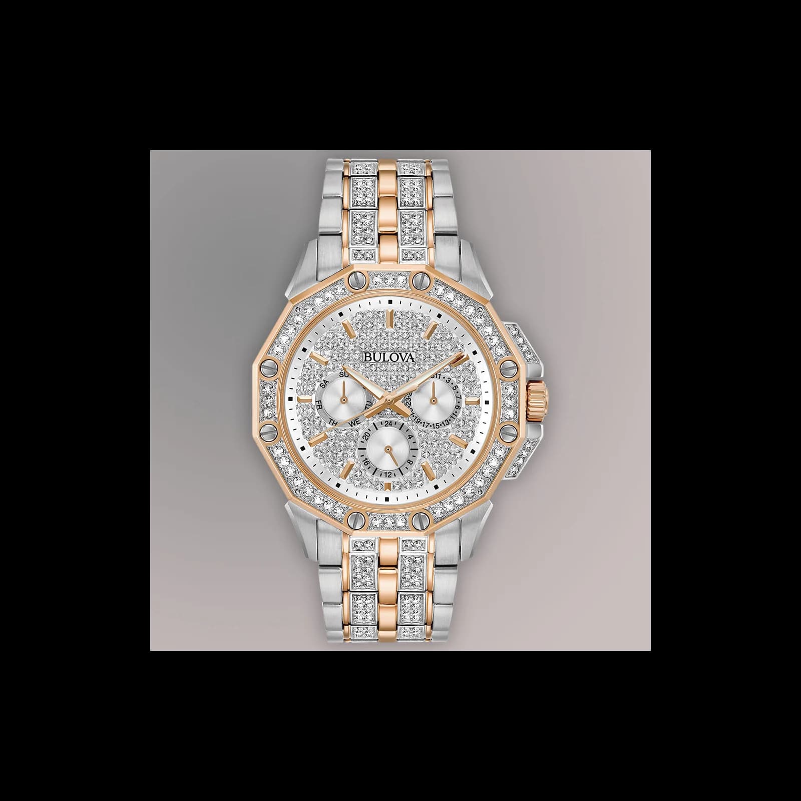 Thumb Octava Crystal Swarovski Mens Watches BLV 98C133