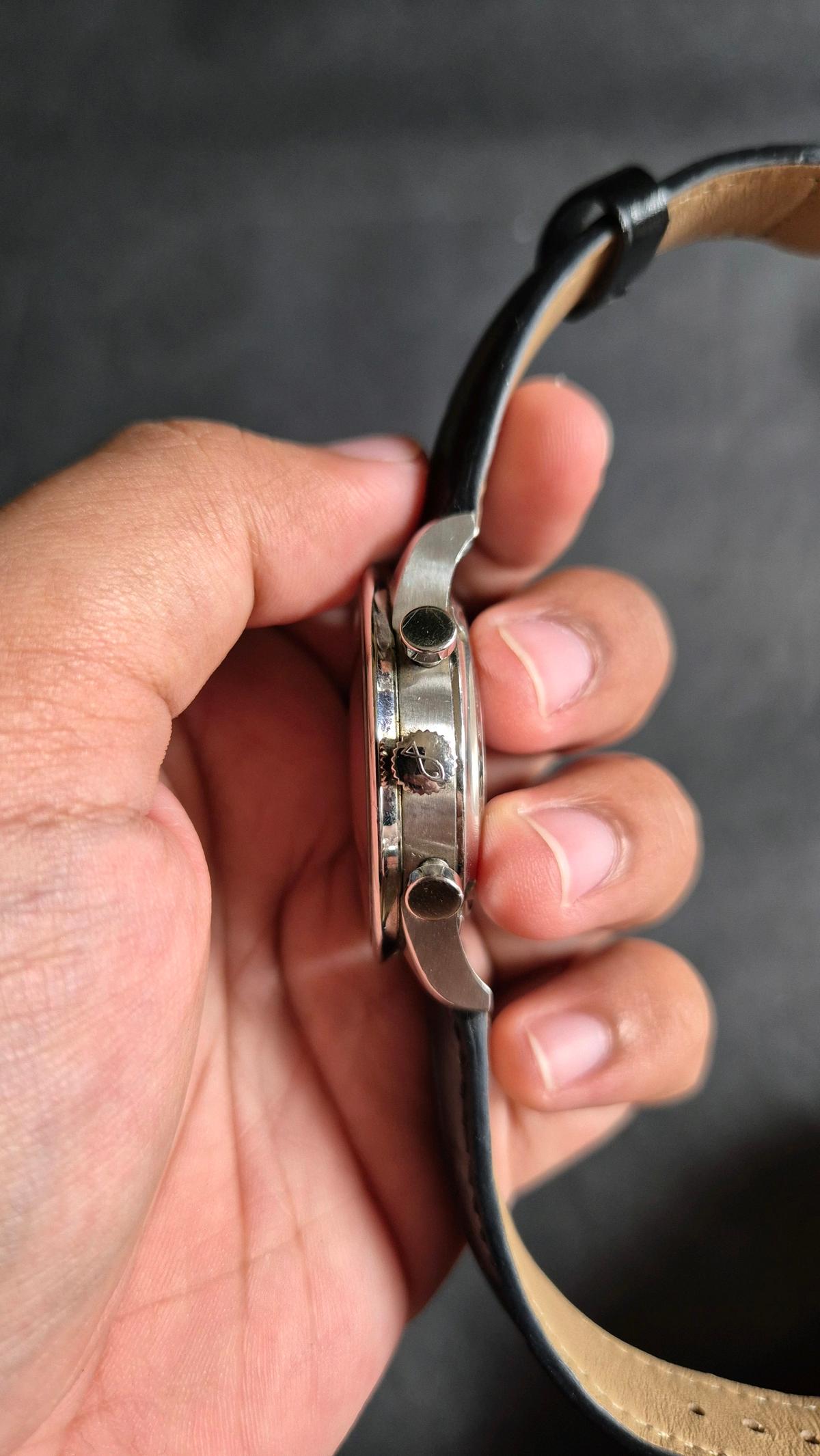 Thumb Portuguese Chrono-Automatic Stainless Steel / Panda