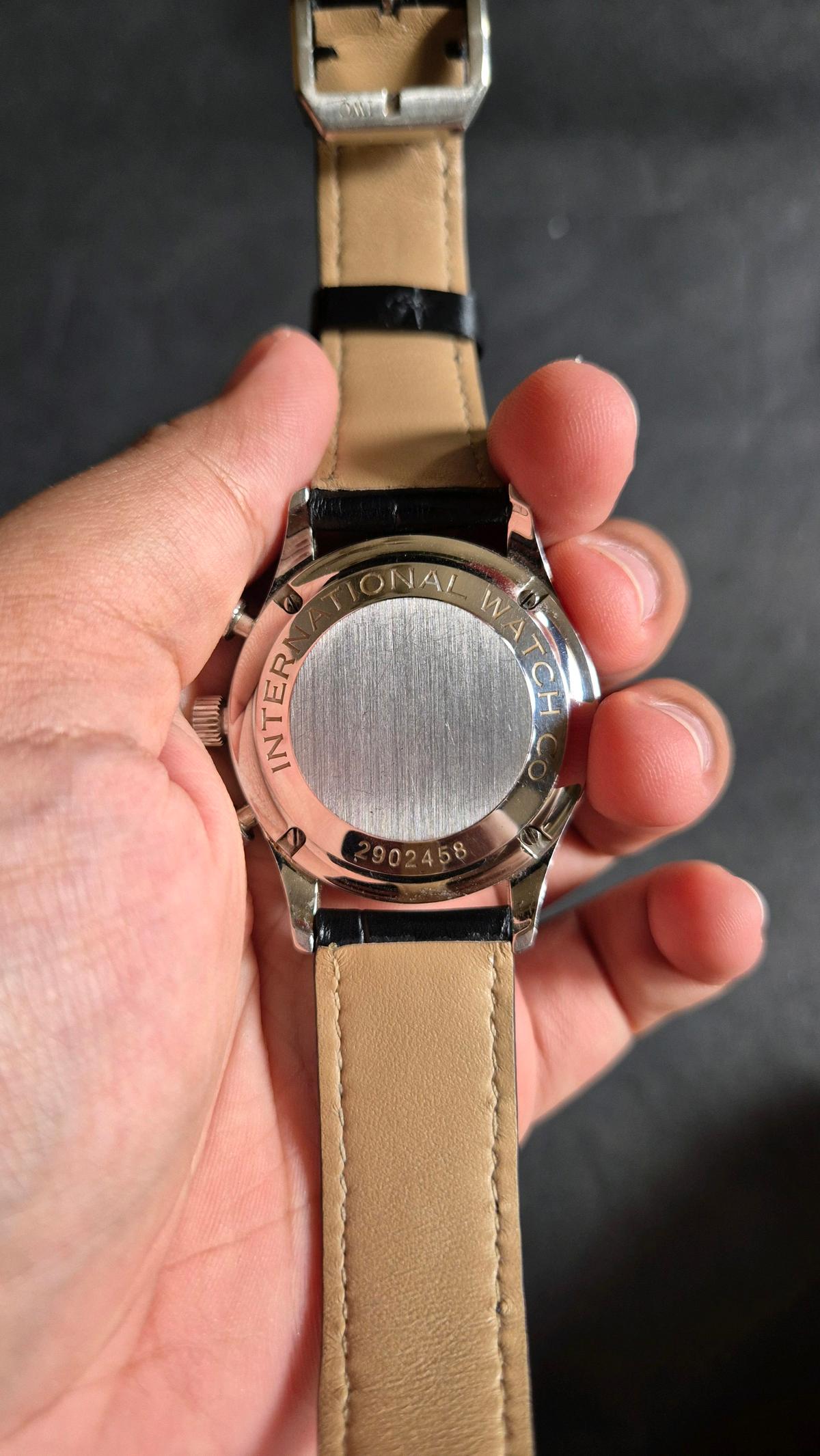 Thumb Portuguese Chrono-Automatic Stainless Steel / Panda