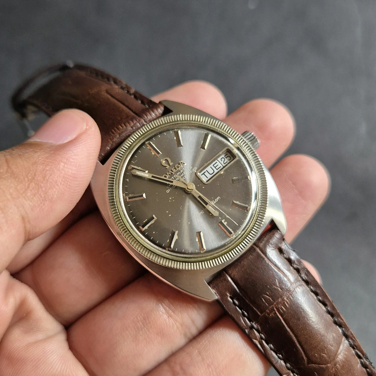 Thumb Omega Constellation Grey Dial